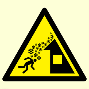 WV11954: W040 Warning: Roof avalanche