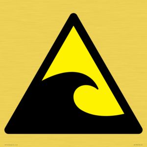 WV11984: W056 Warning: Tsunami hazard zone