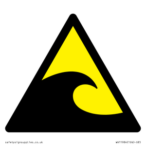 WV11984: W056 Warning: Tsunami hazard zone