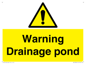 WV12066: Warning Drainage pond