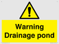 WV12066: Warning Drainage pond