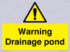 WV12066: Warning Drainage pond