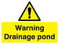 WV12066: Warning Drainage pond