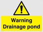 WV12066: Warning Drainage pond