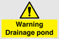 WV12066: Warning Drainage pond