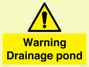 WV12066: Warning Drainage pond
