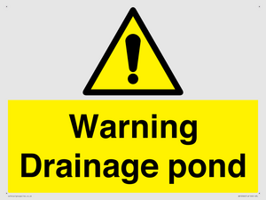 WV12066: Warning Drainage pond