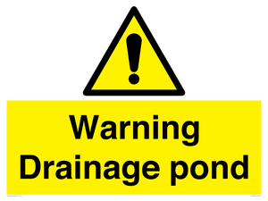 WV12066: Warning Drainage pond