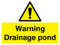 WV12066: Warning Drainage pond