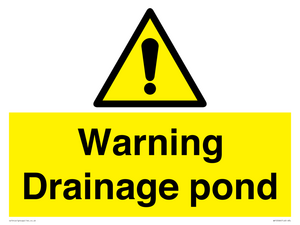 WV12066: Warning Drainage pond