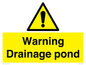 WV12066: Warning Drainage pond