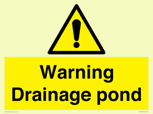 WV12066: Warning Drainage pond