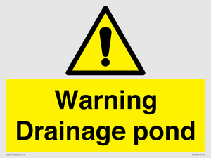 WV12066: Warning Drainage pond
