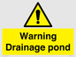 WV12066: Warning Drainage pond