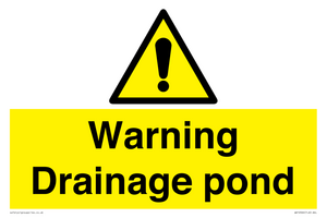WV12066: Warning Drainage pond