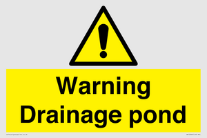 WV12066: Warning Drainage pond