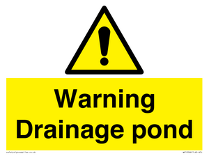 WV12066: Warning Drainage pond