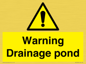WV12066: Warning Drainage pond