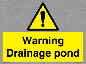 WV12066: Warning Drainage pond