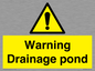 WV12066: Warning Drainage pond