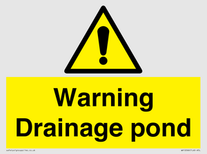 WV12066: Warning Drainage pond