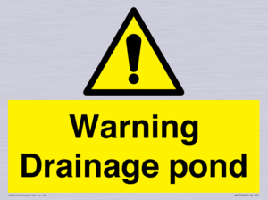 WV12066: Warning Drainage pond