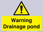 WV12066: Warning Drainage pond