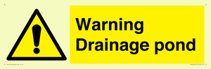 WV12066: Warning Drainage pond