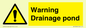 WV12066: Warning Drainage pond