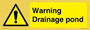 WV12066: Warning Drainage pond