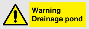 WV12066: Warning Drainage pond