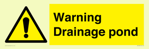 WV12066: Warning Drainage pond
