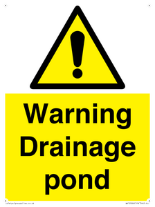 WV12066: Warning Drainage pond