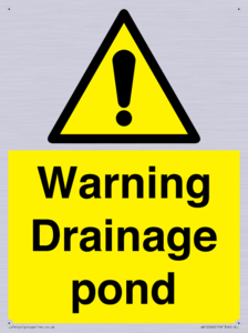 WV12066: Warning Drainage pond