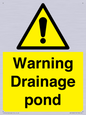 WV12066: Warning Drainage pond