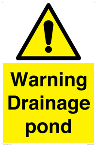 WV12066: Warning Drainage pond