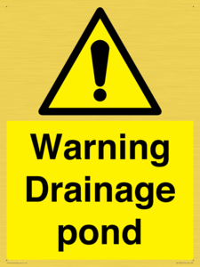 WV12066: Warning Drainage pond