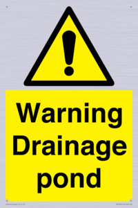 WV12066: Warning Drainage pond