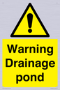WV12066: Warning Drainage pond