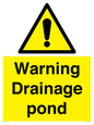 WV12066: Warning Drainage pond