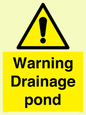 WV12066: Warning Drainage pond