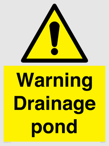 WV12066: Warning Drainage pond