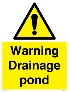 WV12066: Warning Drainage pond