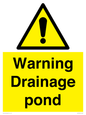 WV12066: Warning Drainage pond