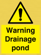 WV12066: Warning Drainage pond