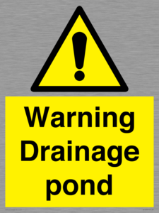 WV12066: Warning Drainage pond