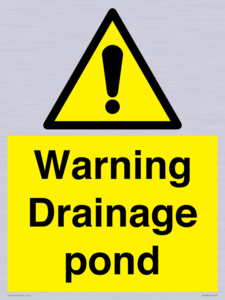 WV12066: Warning Drainage pond