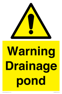 WV12066: Warning Drainage pond