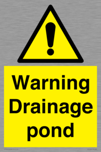 WV12066: Warning Drainage pond