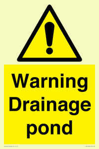 WV12066: Warning Drainage pond